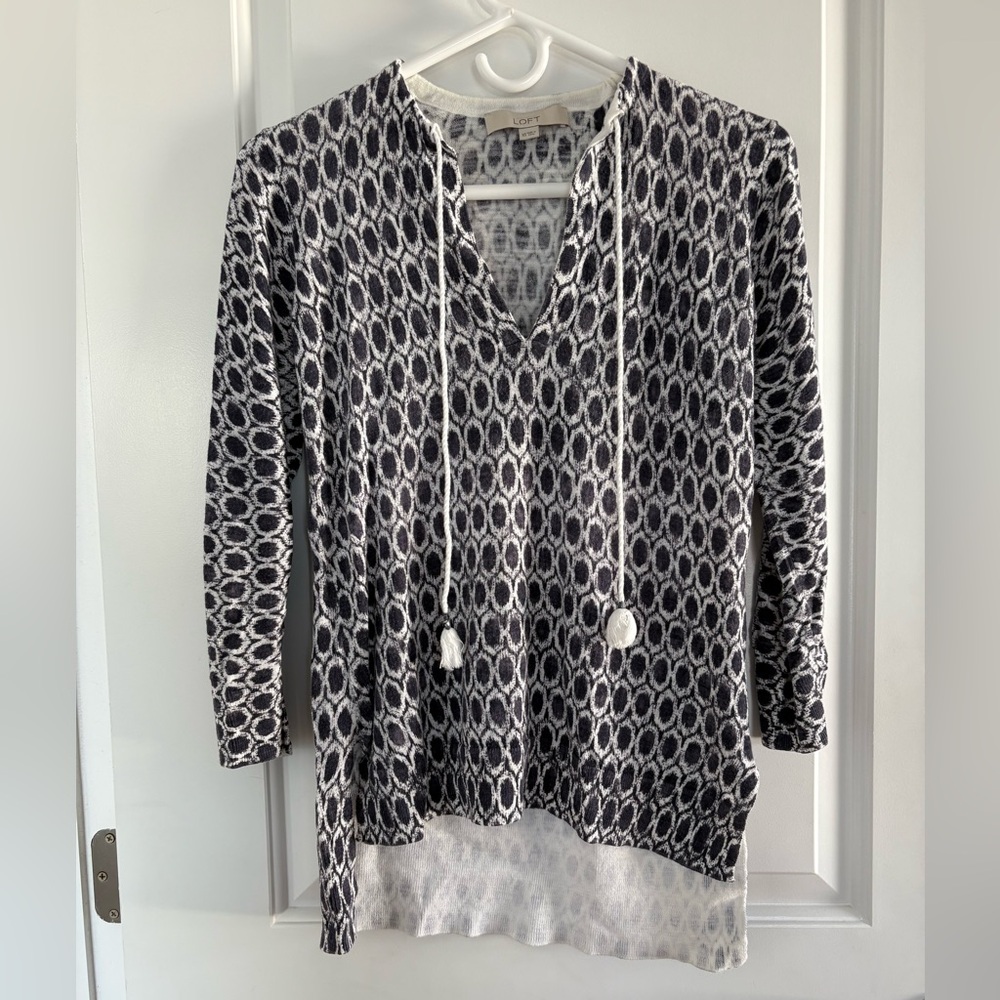 LOFT hi-lo top